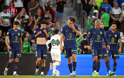 Atletico Madrid'e Elche şoku!