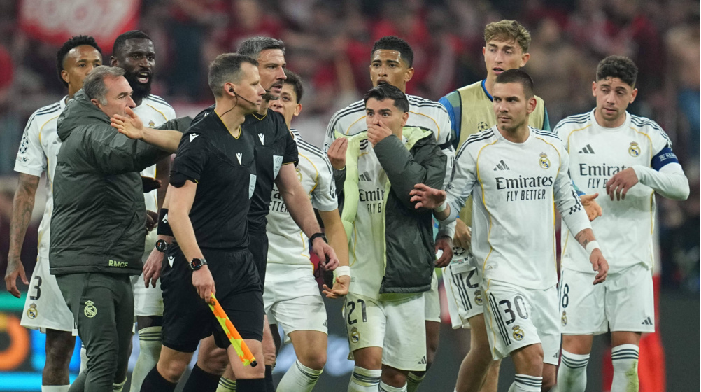 Real Madrid, Bayern Münih'e elendikten sonra hakeme öfke gösterdi